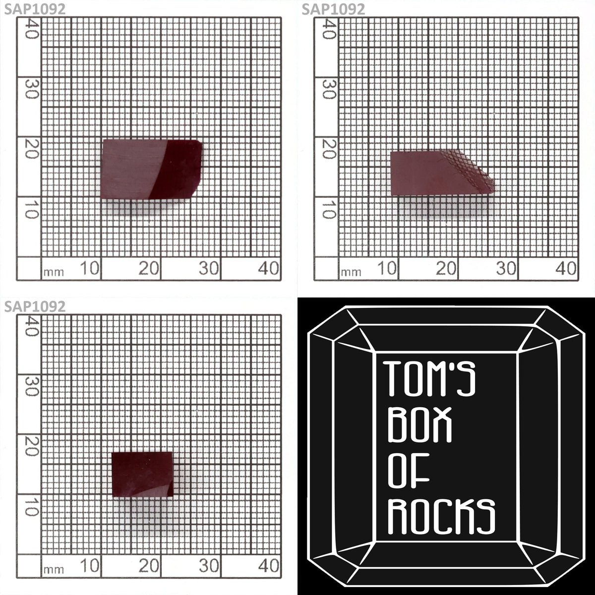 Pigeon Blood Red Sapphire : SAP1092