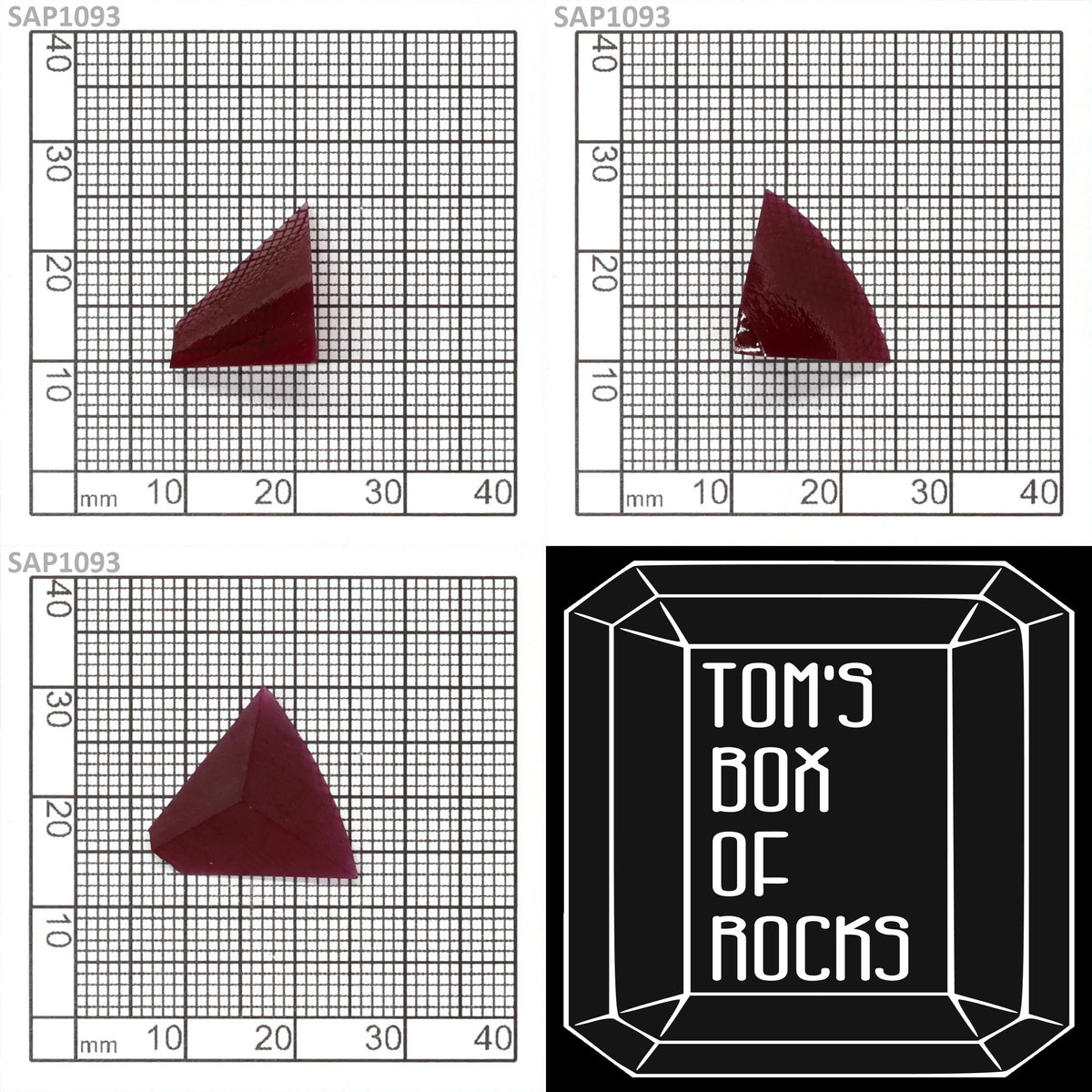 Pigeon Blood Red Sapphire : SAP1093
