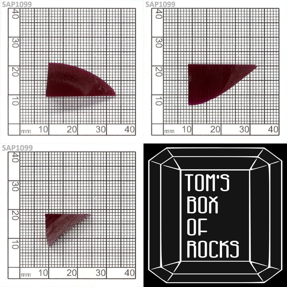 Pigeon Blood Red Sapphire : SAP1099