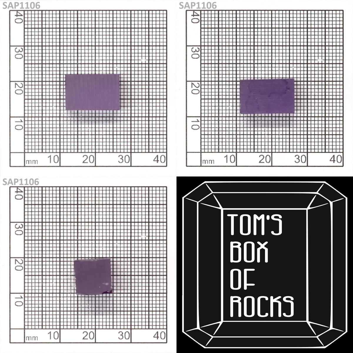 Purple Blue Sapphire : SAP1106