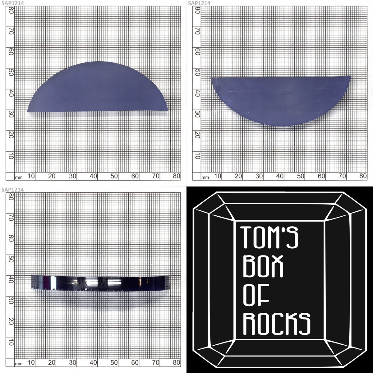 Medium Blue Sapphire : SAP1214