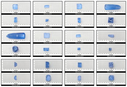 Aquamarine Light Blue #104 Lab Created Spinel Faceting Rough for Gem Cutting - Various Sizes