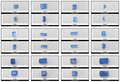 Aquamarine Light Blue #104 Lab Created Spinel Faceting Rough for Gem Cutting - Various Sizes