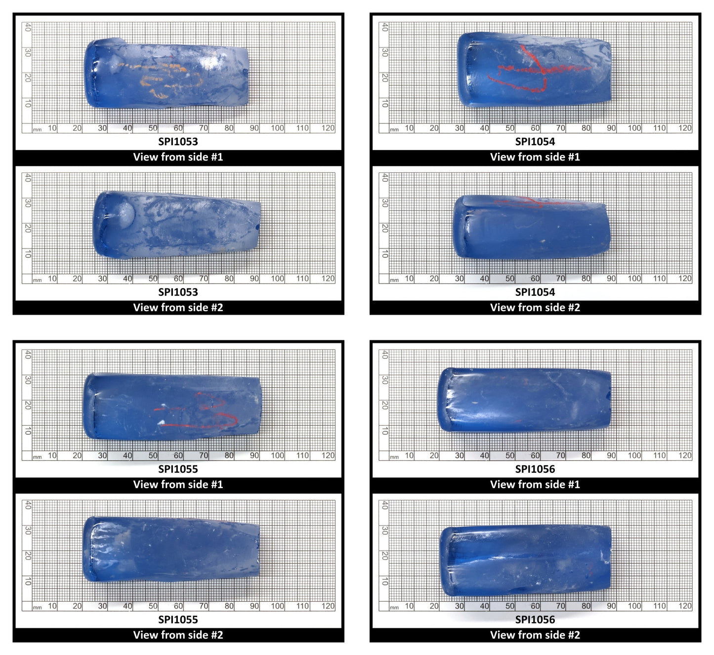 Aquamarine Light Blue #104 Lab Created Spinel Faceting Rough for Gem Cutting - Various Sizes