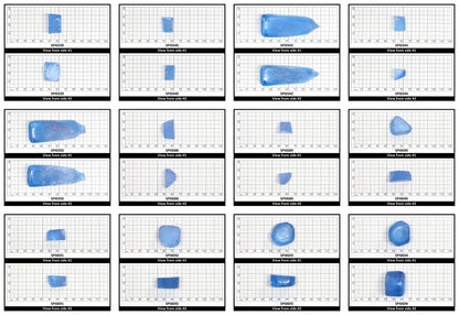 Aquamarine Light Blue #104 Lab Created Spinel Faceting Rough for Gem Cutting - Various Sizes