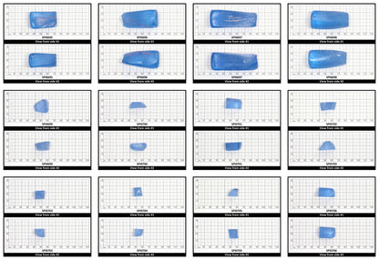 Aquamarine Light Blue #104 Lab Created Spinel Faceting Rough for Gem Cutting - Various Sizes