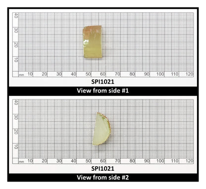 Greenish Yellow #130-Djeva Lab Created Spinel Faceting Rough for Gem Cutting - Various Sizes