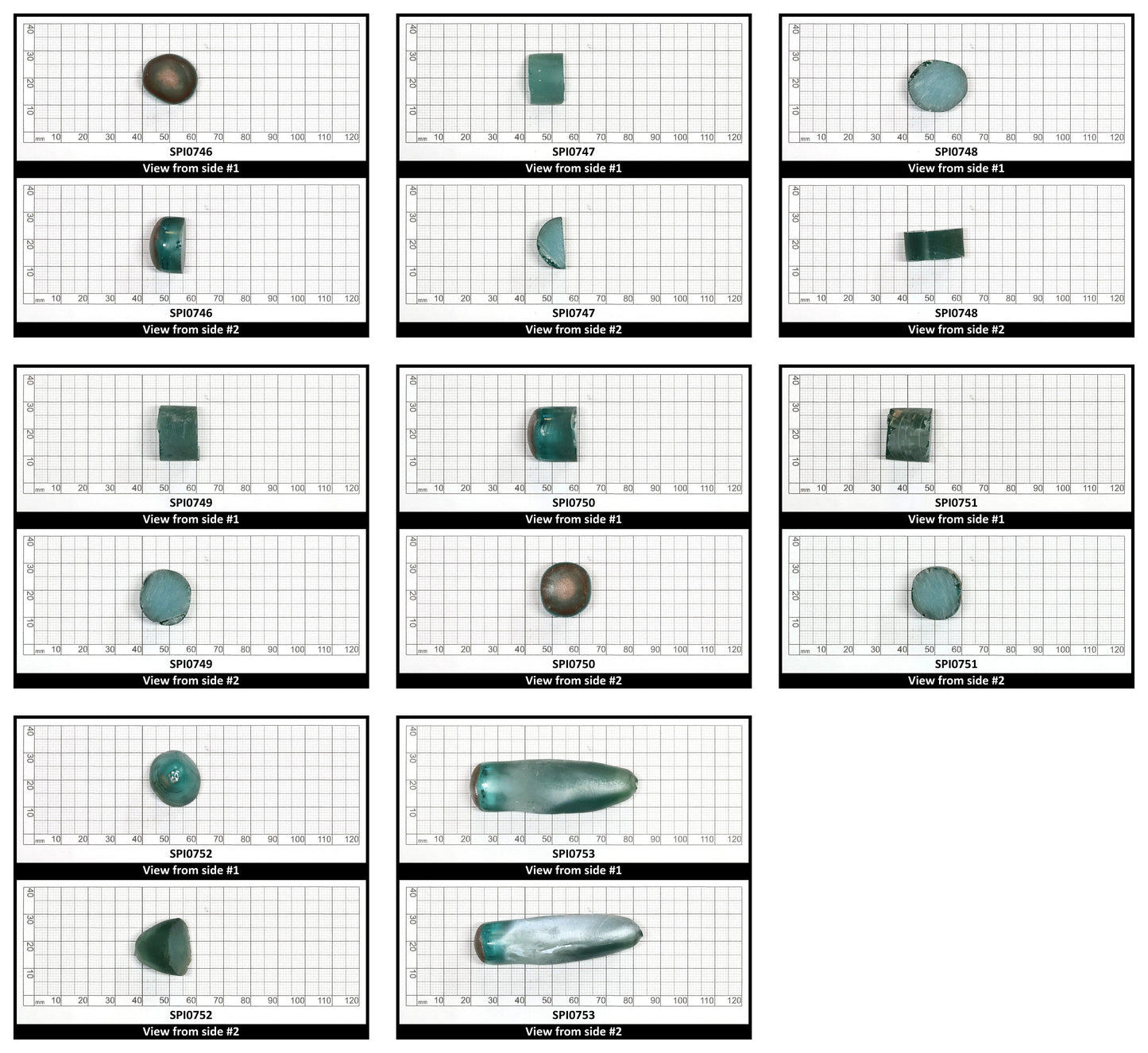 Brazil Emerald Green #137-Djeva Lab Created Spinel Faceting Rough for Gem Cutting - Various Sizes