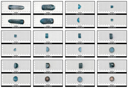 Paraiba Blue #138-Djeva Lab Created Spinel Faceting Rough for Gem Cutting - Various Sizes