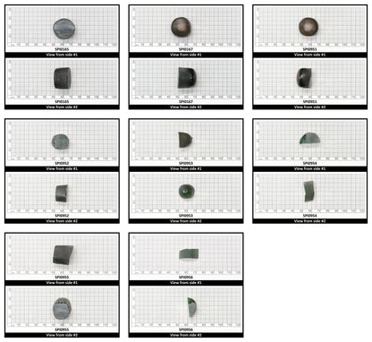 Light Tourmaline Green #EM-100-Djeva Lab Created Spinel Faceting Rough for Gem Cutting - Various Sizes