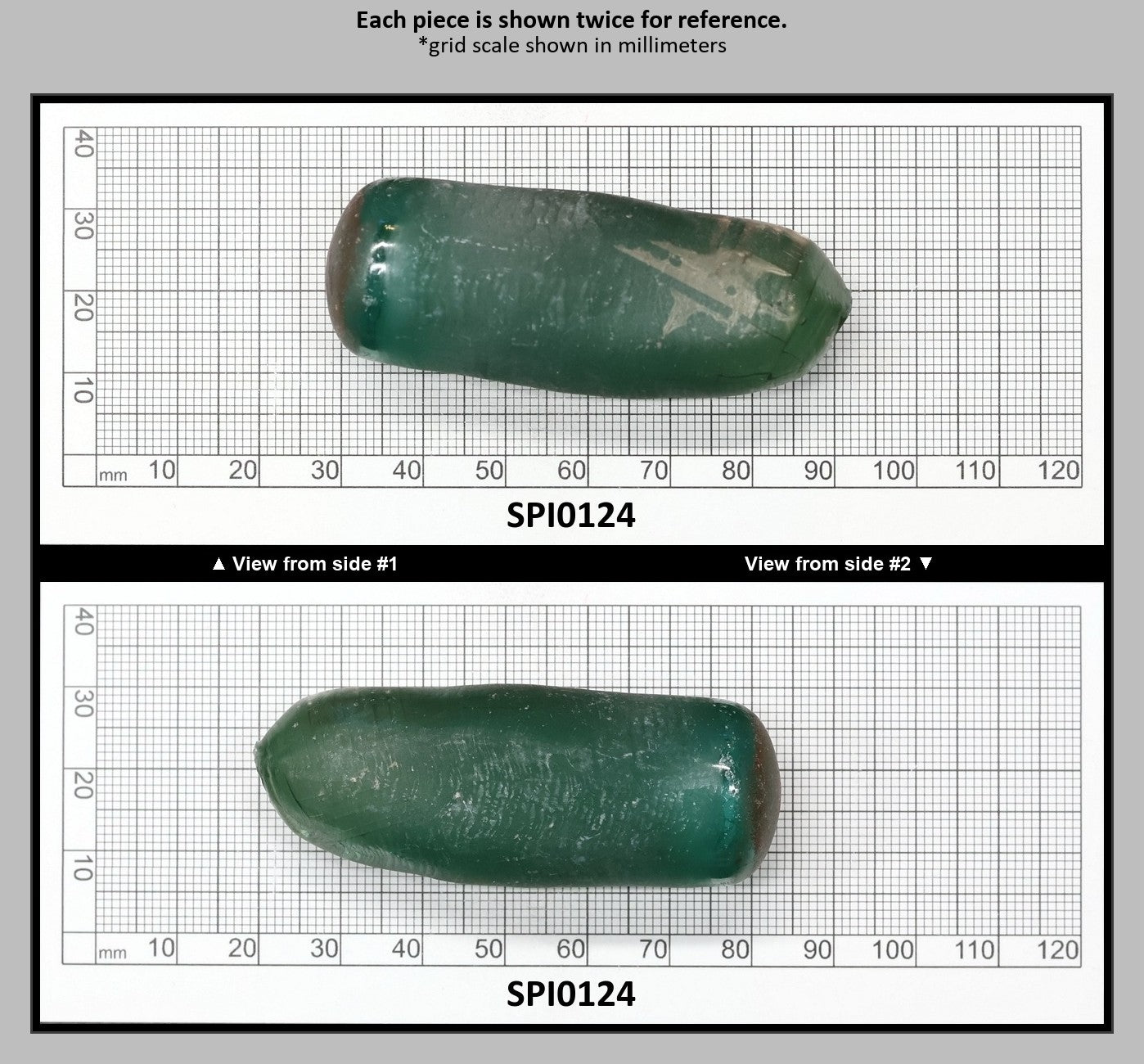 Light Paraiba Blue #135-Djeva Lab Created Spinel Faceting Rough for Gem Cutting - Various Sizes : SPI0124