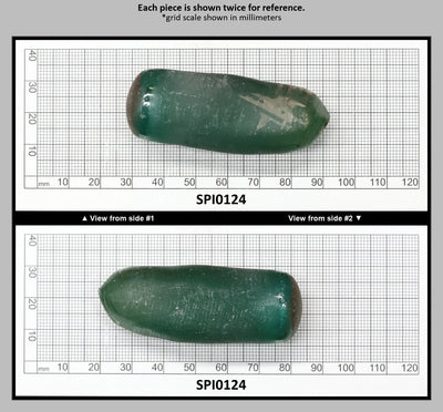 Light Paraiba Blue #135-Djeva Lab Created Spinel Faceting Rough for Gem Cutting - Various Sizes : SPI0124