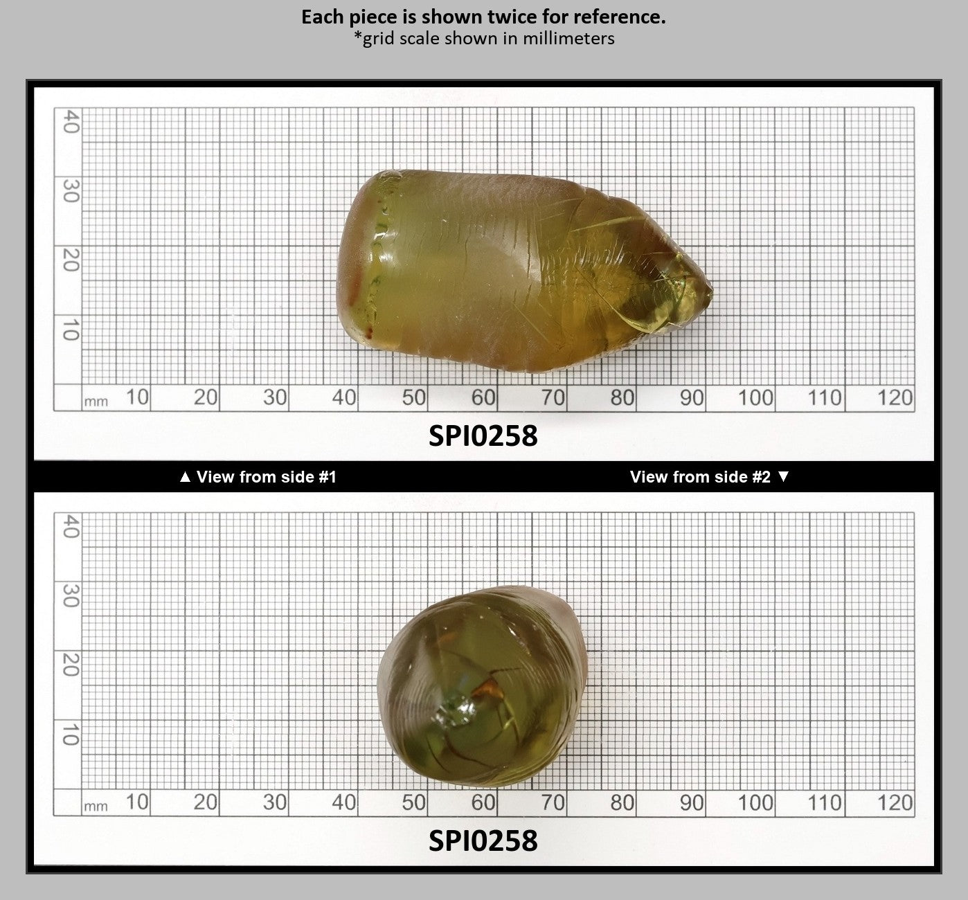 Greenish Yellow #131-Djeva Lab Created Spinel Faceting Rough for Gem Cutting - Various Sizes : SPI0258