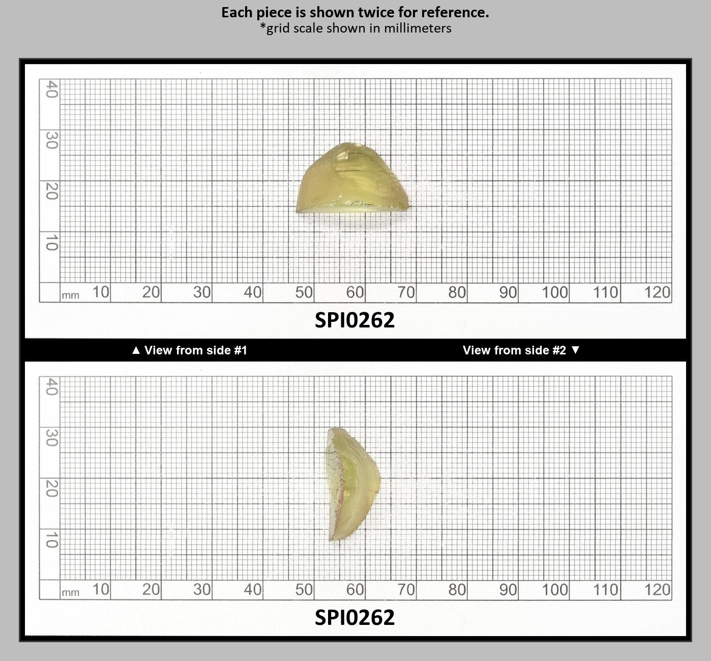 Greenish Yellow #131-Djeva Lab Created Spinel Faceting Rough for Gem Cutting - Various Sizes : SPI0262