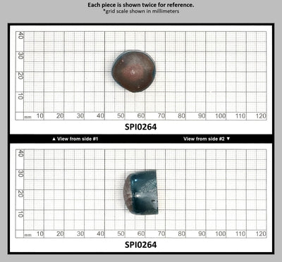 Paraiba Blue #138-Djeva Lab Created Spinel Faceting Rough for Gem Cutting - Various Sizes : SPI0264