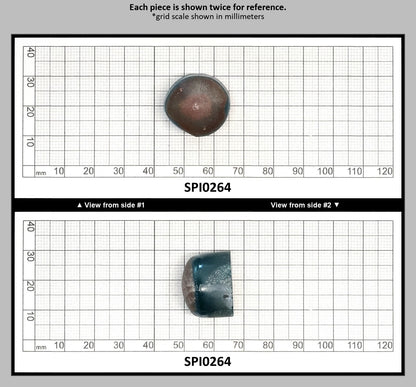 Paraiba Blue #138-Djeva Lab Created Spinel Faceting Rough for Gem Cutting - Various Sizes : SPI0264
