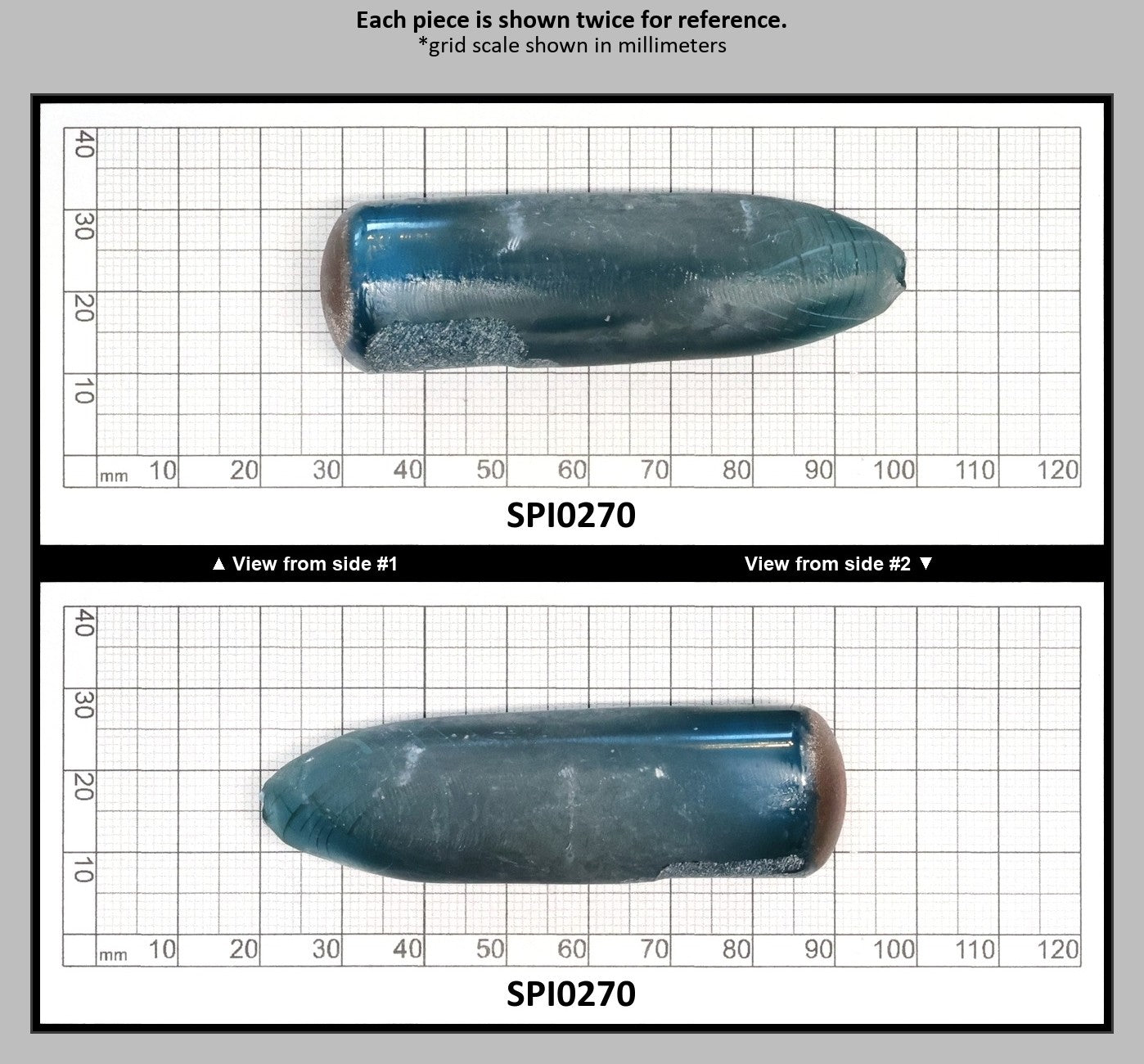 Paraiba Blue #138-Djeva Lab Created Spinel Faceting Rough for Gem Cutting - Various Sizes : SPI0270