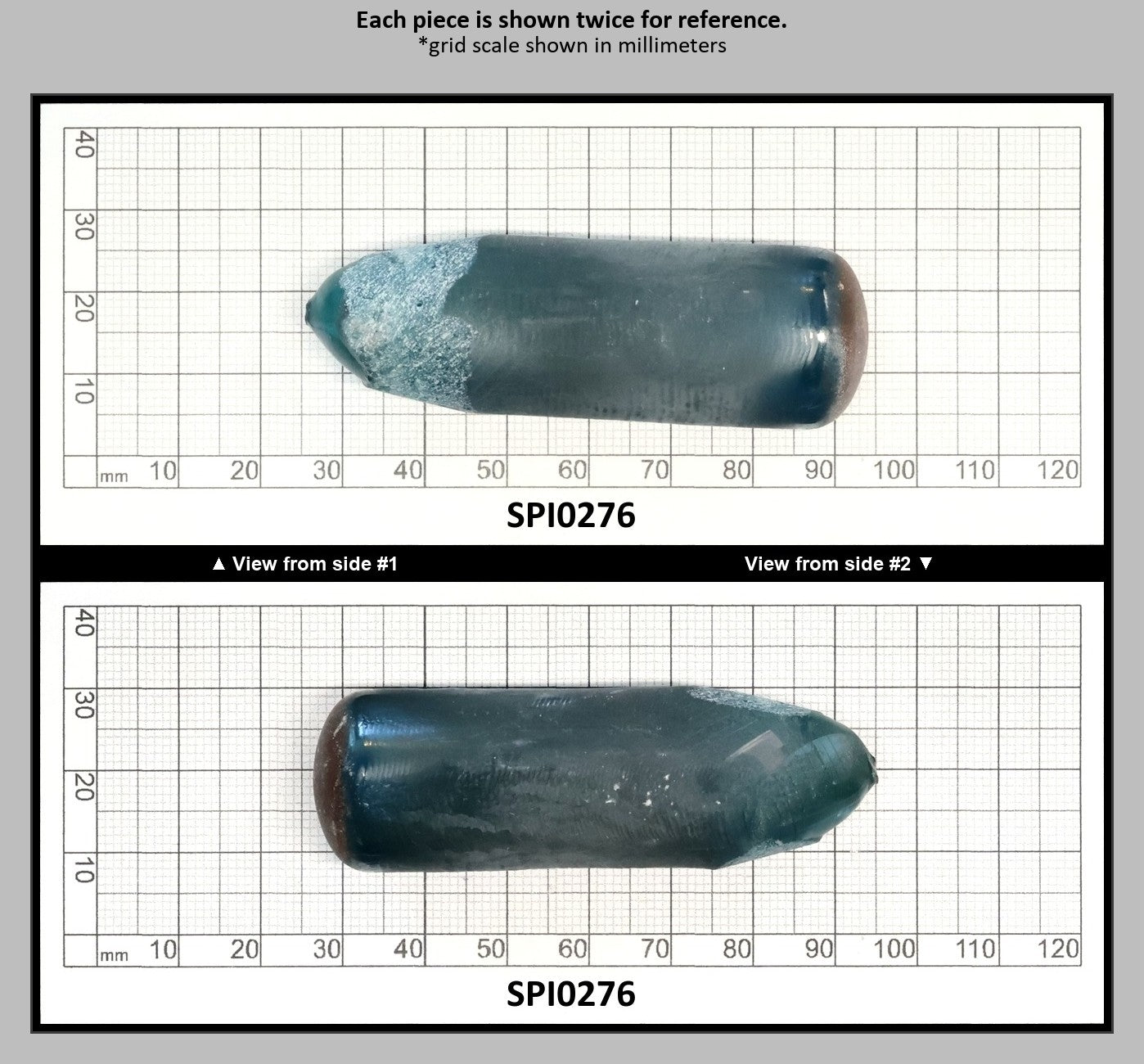 Paraiba Blue #138-Djeva Lab Created Spinel Faceting Rough for Gem Cutting - Various Sizes : SPI0276