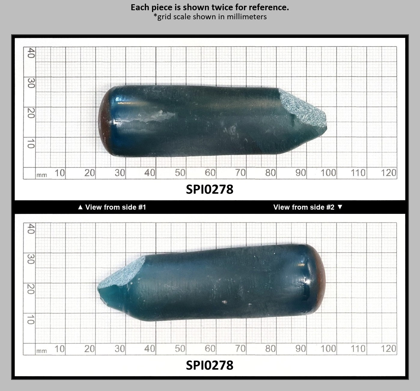 Paraiba Blue #138-Djeva Lab Created Spinel Faceting Rough for Gem Cutting - Various Sizes : SPI0278