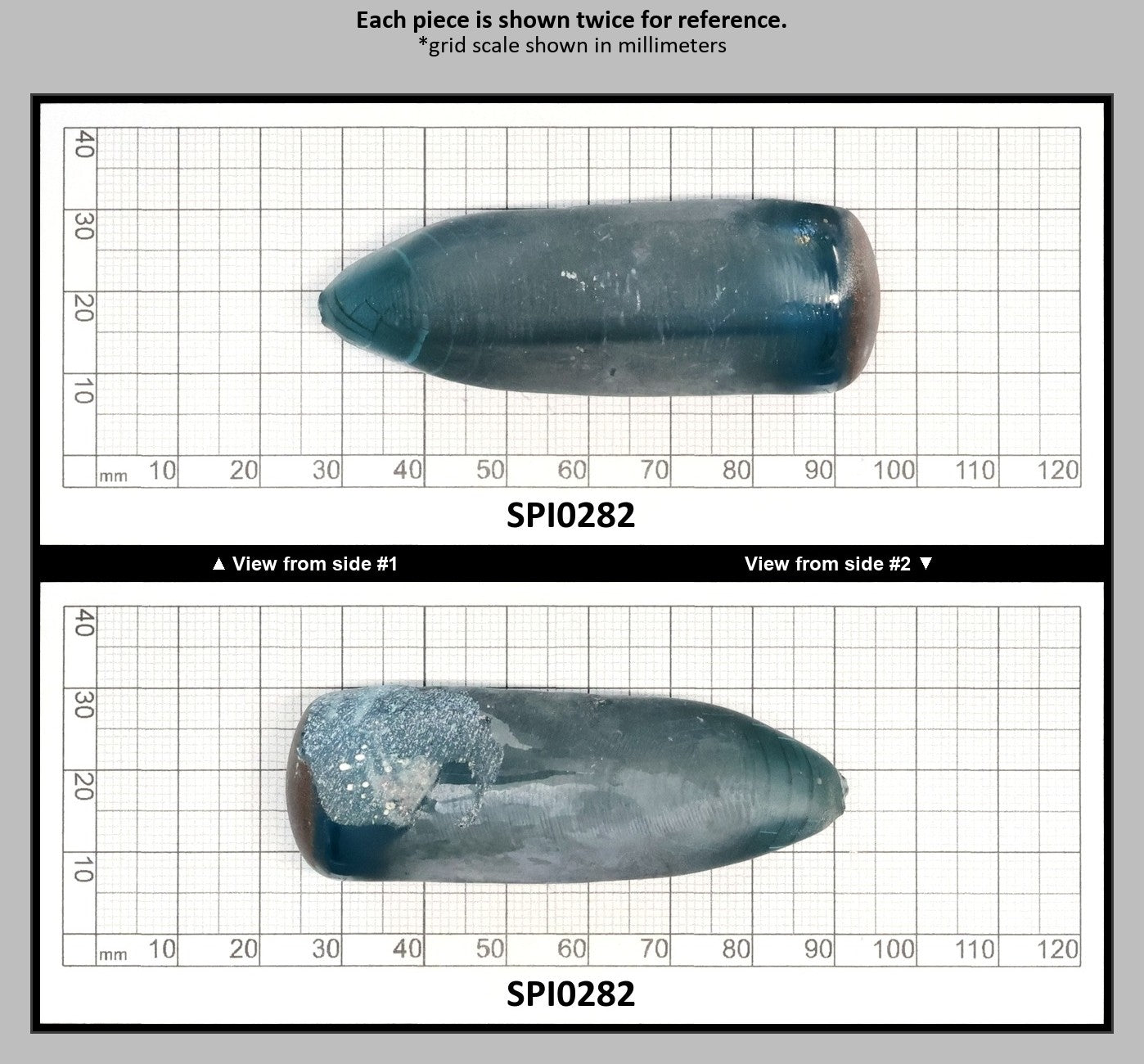 Paraiba Blue #138-Djeva Lab Created Spinel Faceting Rough for Gem Cutting - Various Sizes : SPI0282