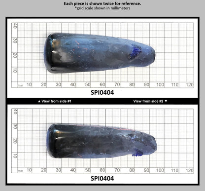 Burma Blue #112 Lab Created Spinel Faceting Rough for Gem Cutting - Various Sizes : SPI0404