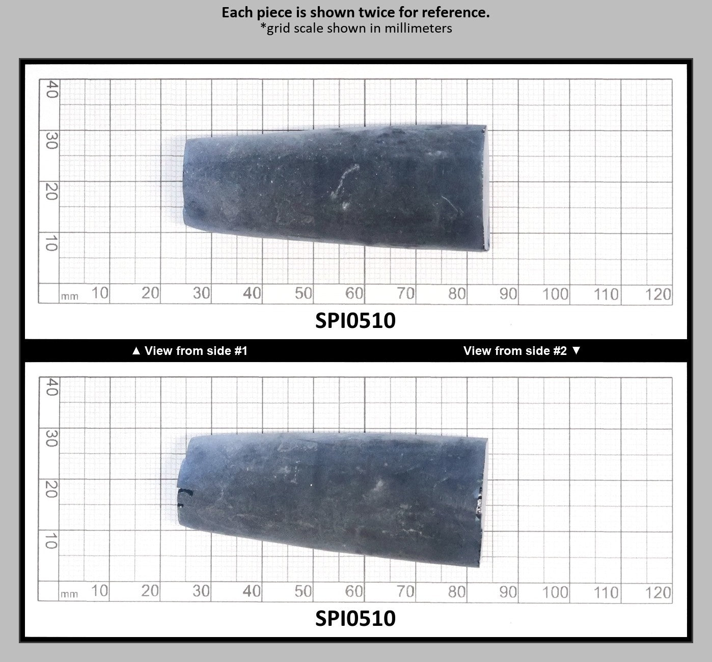 Dark Blue #119 Lab Created Spinel Faceting Rough for Gem Cutting - Various Sizes : SPI0510
