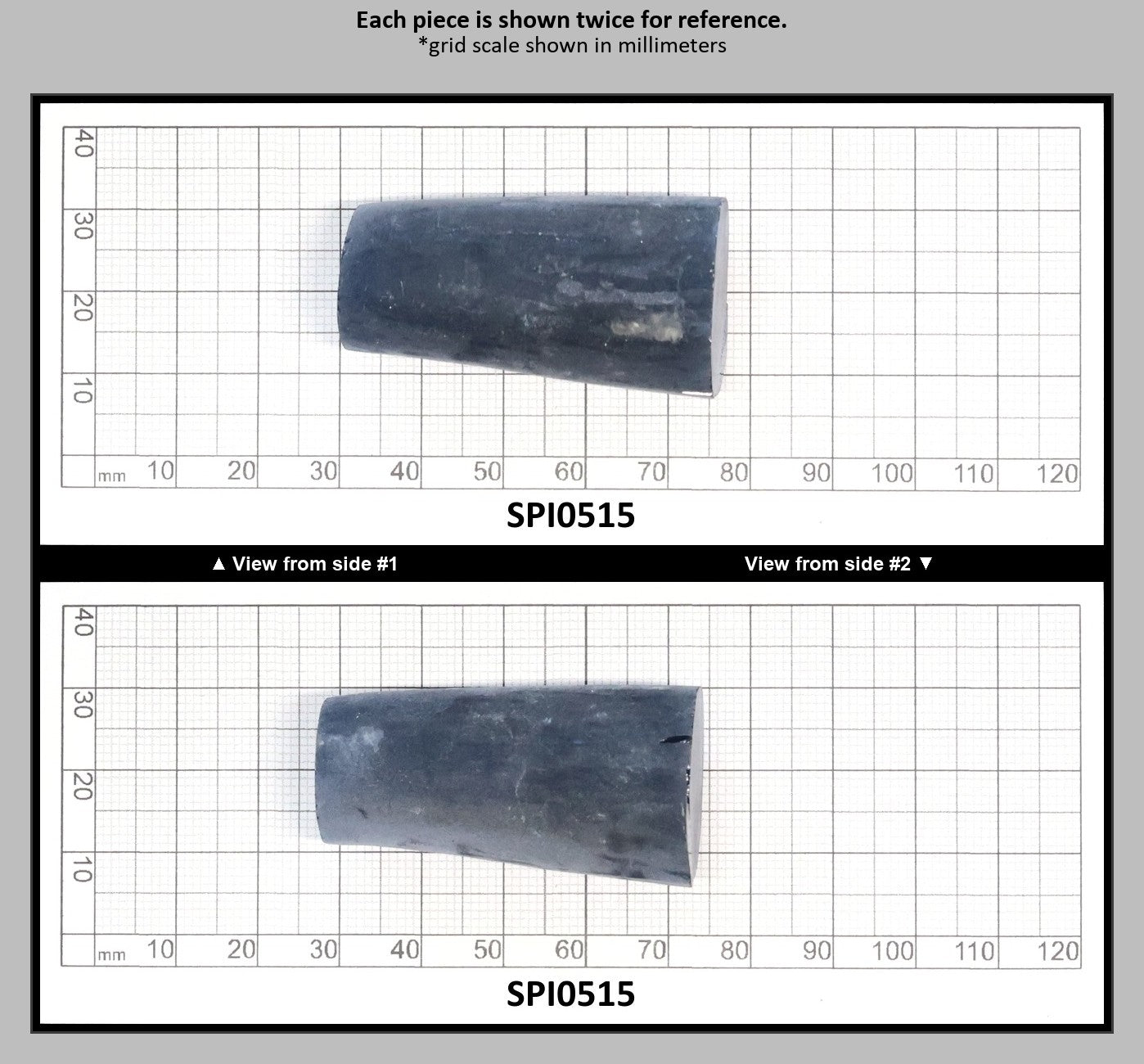 Dark Blue #119 Lab Created Spinel Faceting Rough for Gem Cutting - Various Sizes : SPI0515