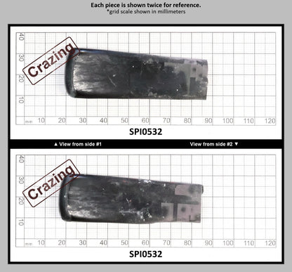 Green Tourmaline (Light) #149 Lab Created Spinel Faceting Rough for Gem Cutting - Various Sizes : SPI0532