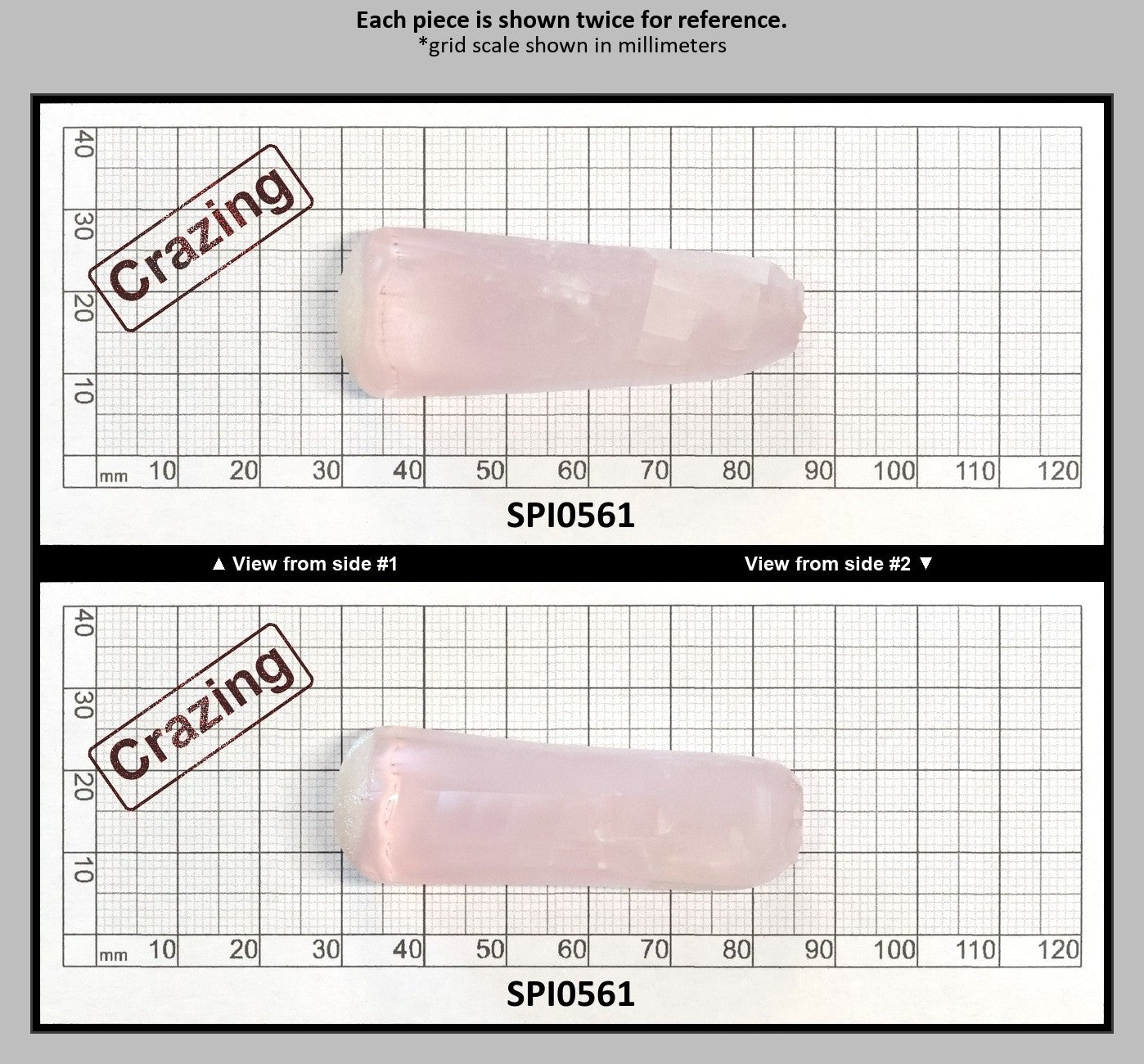 Pink #140-Djeva Lab Created Spinel Faceting Rough for Gem Cutting - Various Sizes : SPI0561