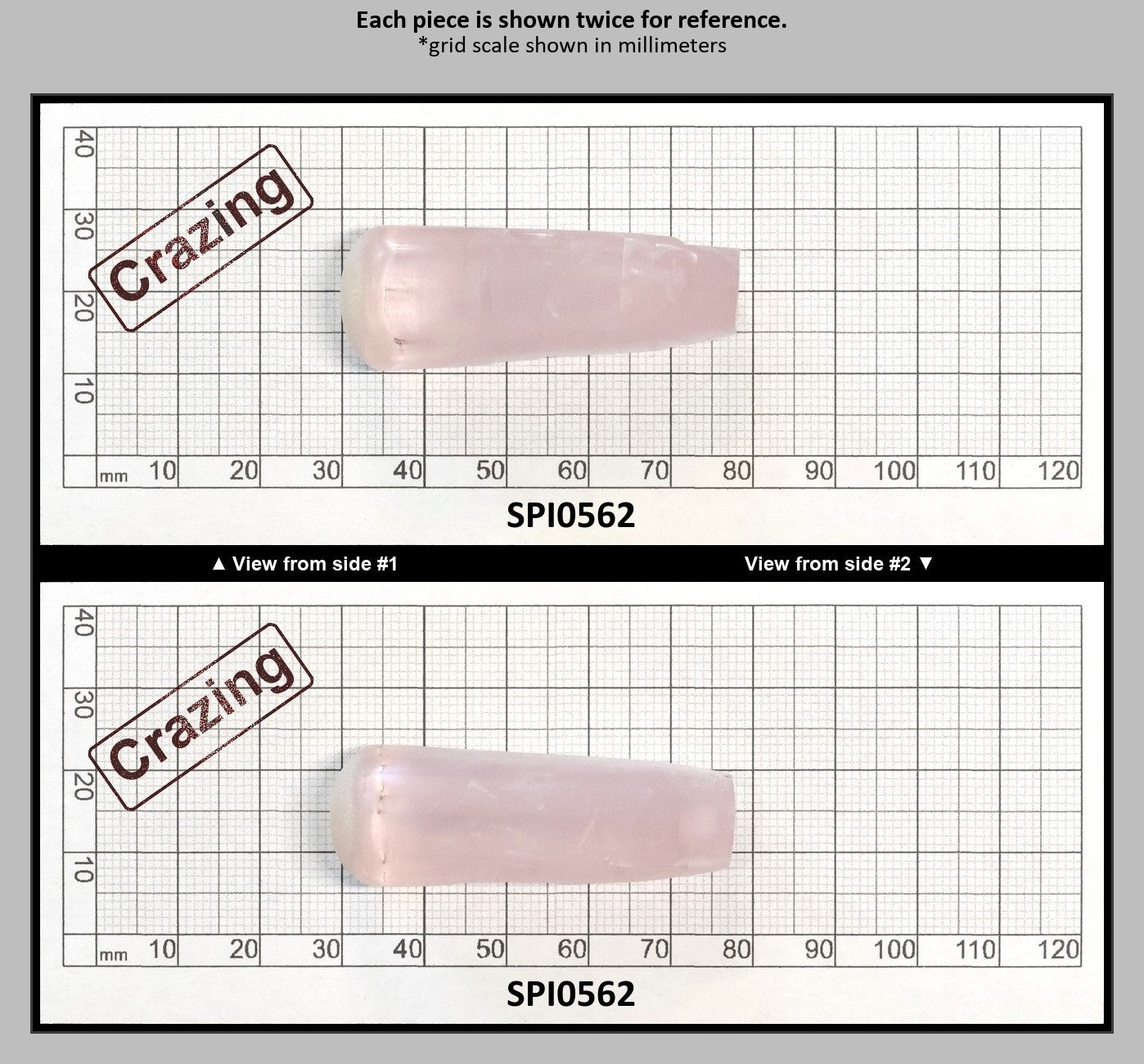 Pink #140-Djeva Lab Created Spinel Faceting Rough for Gem Cutting - Various Sizes : SPI0562