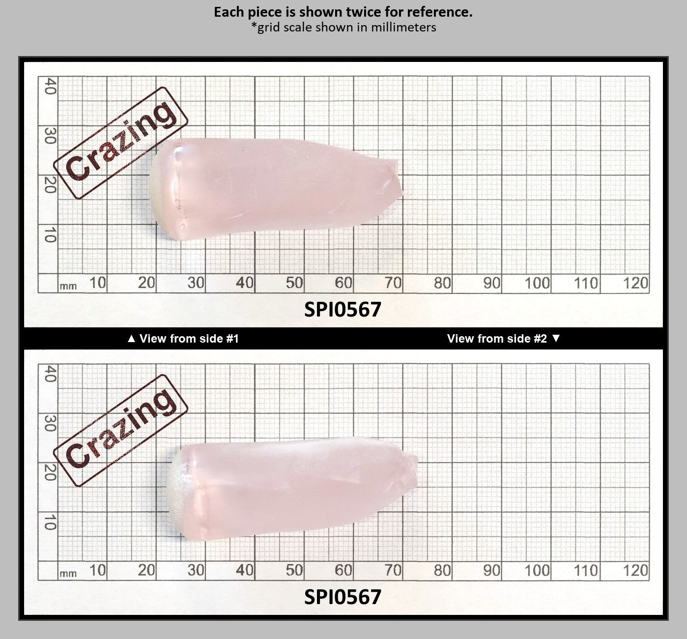 Pink #140-Djeva Lab Created Spinel Faceting Rough for Gem Cutting - Various Sizes : SPI0567