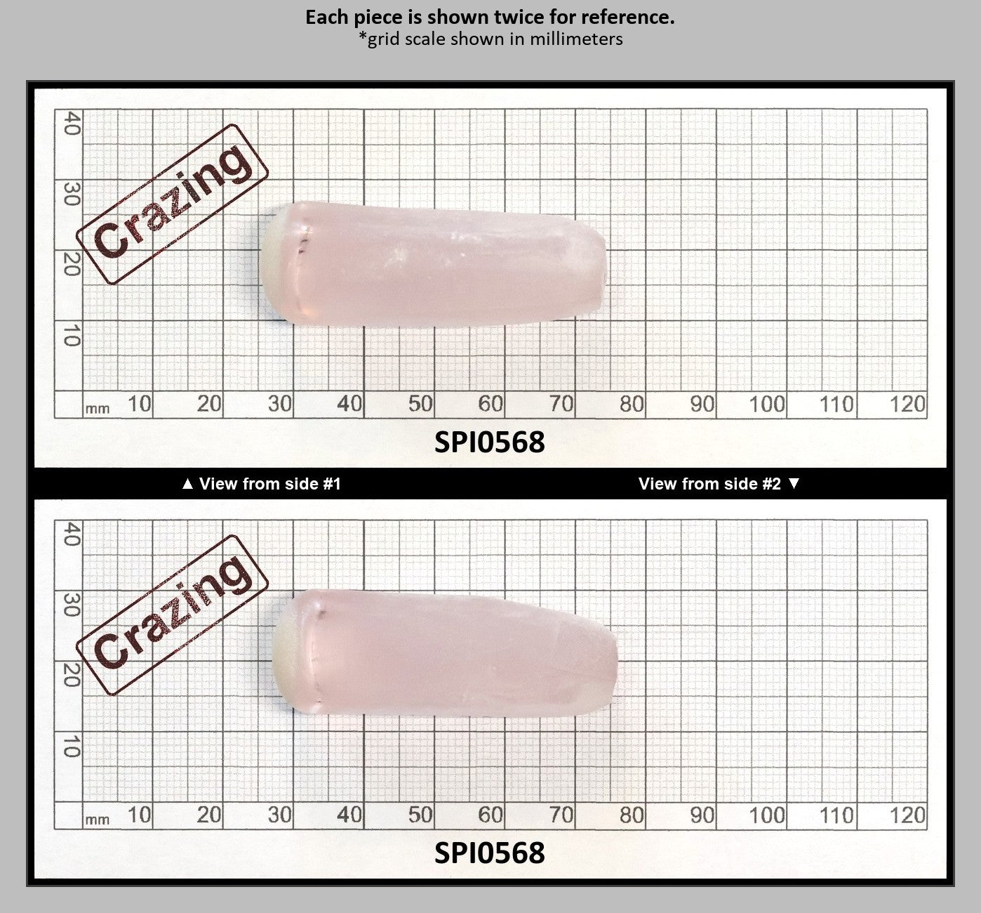 Pink #140-Djeva Lab Created Spinel Faceting Rough for Gem Cutting - Various Sizes : SPI0568