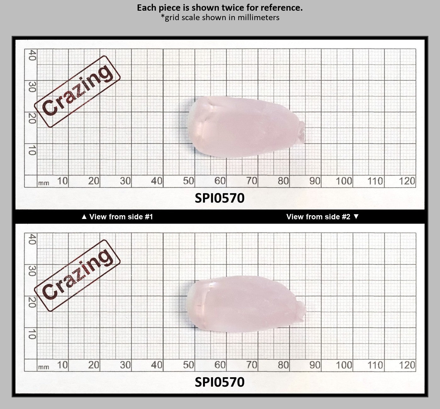 Pink #140-Djeva Lab Created Spinel Faceting Rough for Gem Cutting - Various Sizes : SPI0570