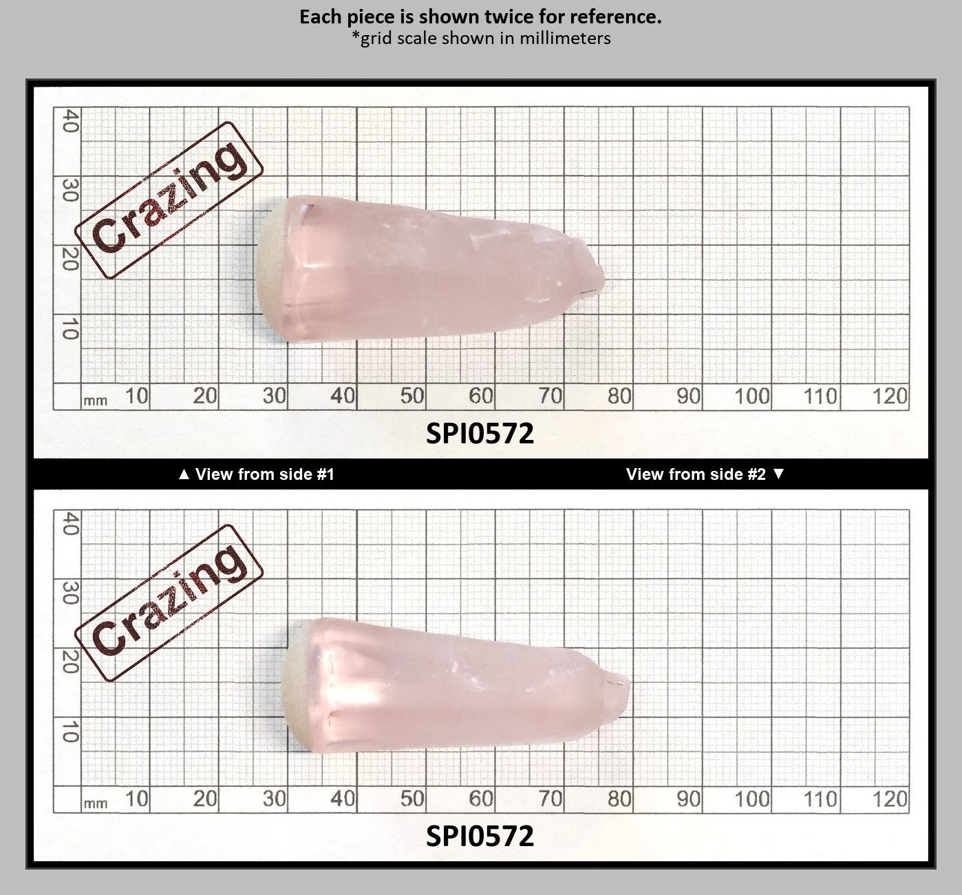 Pink #140-Djeva Lab Created Spinel Faceting Rough for Gem Cutting - Various Sizes : SPI0572
