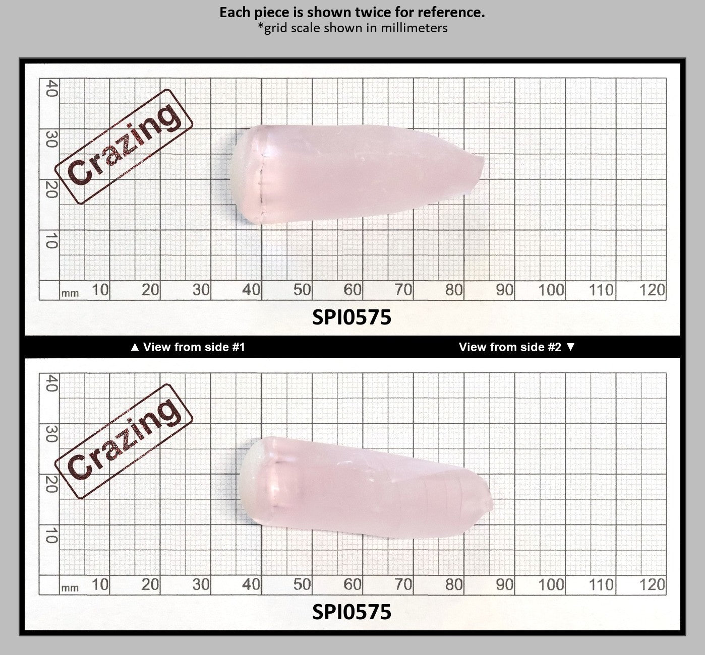 Pink #140-Djeva Lab Created Spinel Faceting Rough for Gem Cutting - Various Sizes : SPI0575