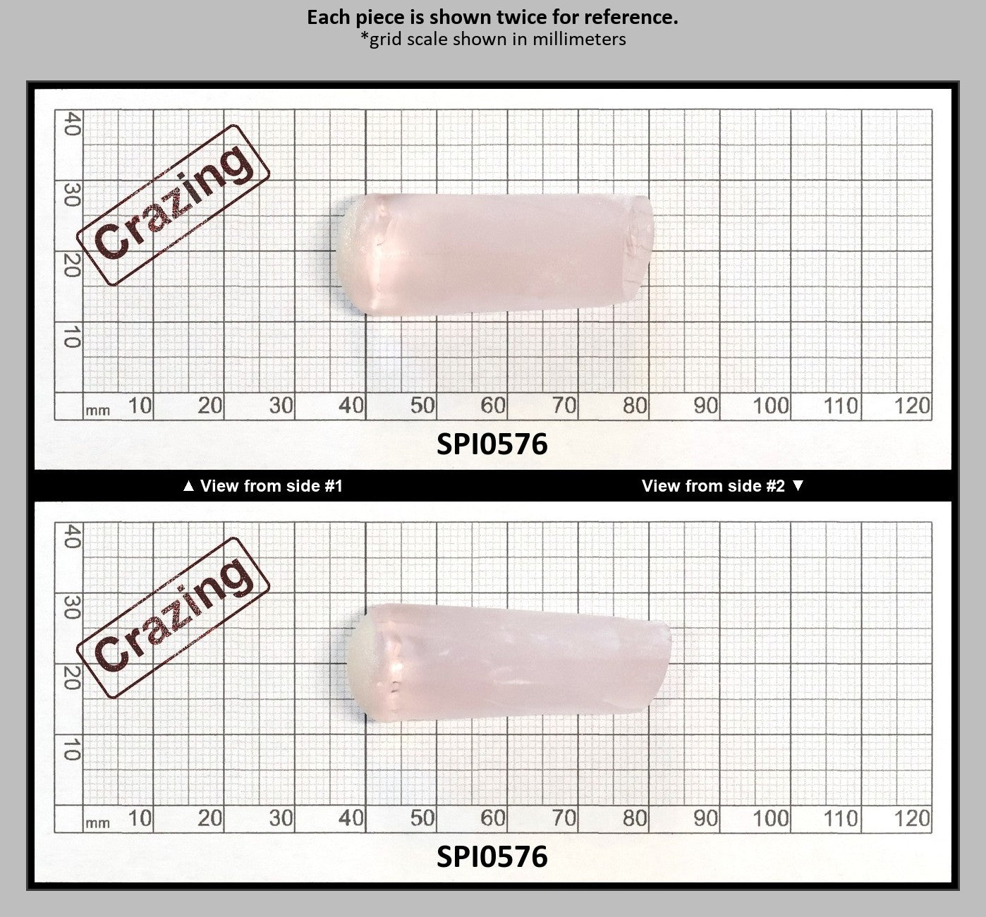 Pink #140-Djeva Lab Created Spinel Faceting Rough for Gem Cutting - Various Sizes : SPI0576
