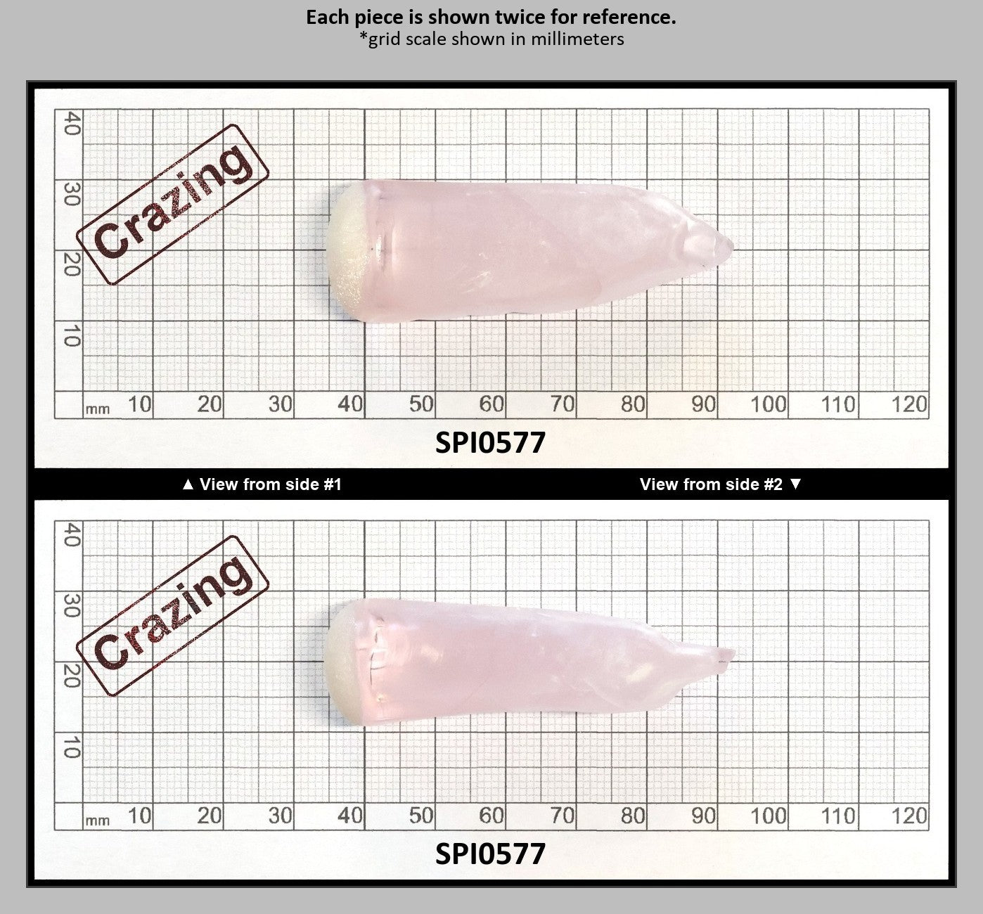 Pink #140-Djeva Lab Created Spinel Faceting Rough for Gem Cutting - Various Sizes : SPI0577