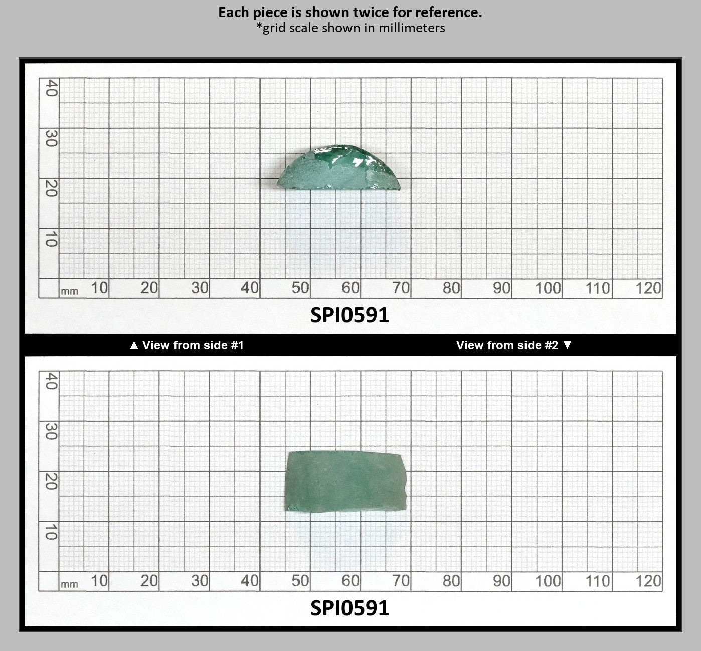 Light Paraiba Blue #135-Djeva Lab Created Spinel Faceting Rough for Gem Cutting - Various Sizes : SPI0591