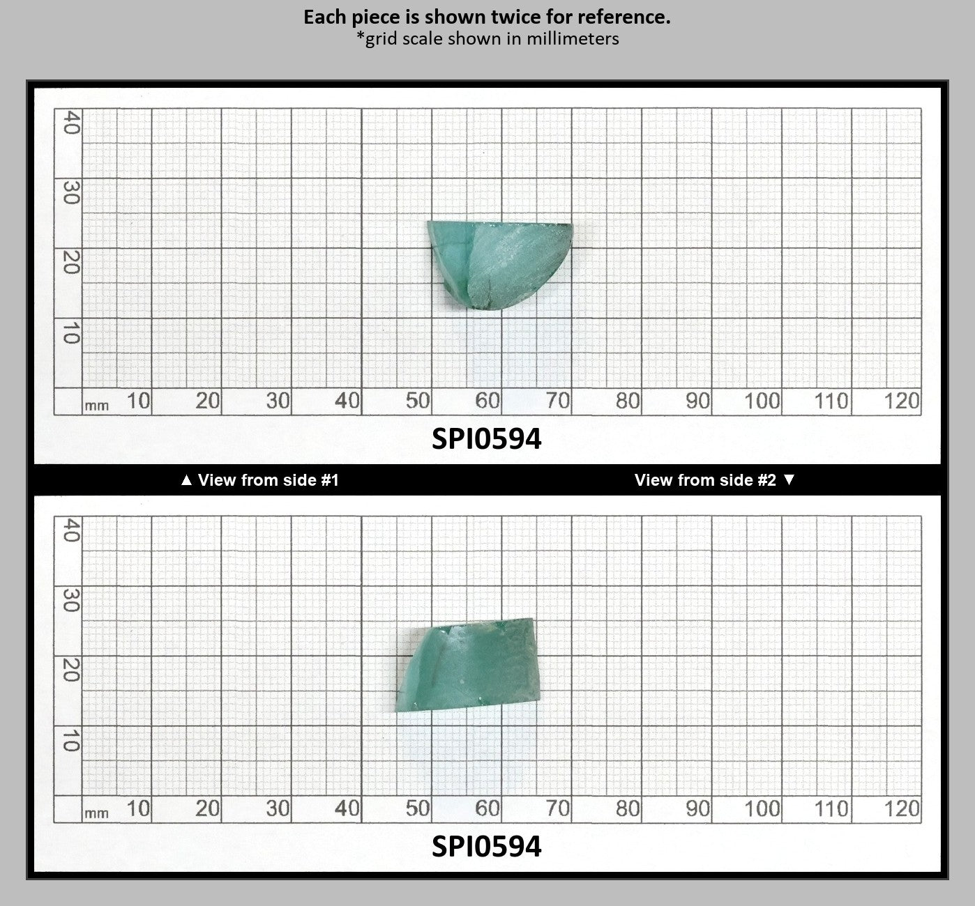 Light Paraiba Blue #135-Djeva Lab Created Spinel Faceting Rough for Gem Cutting - Various Sizes : SPI0594