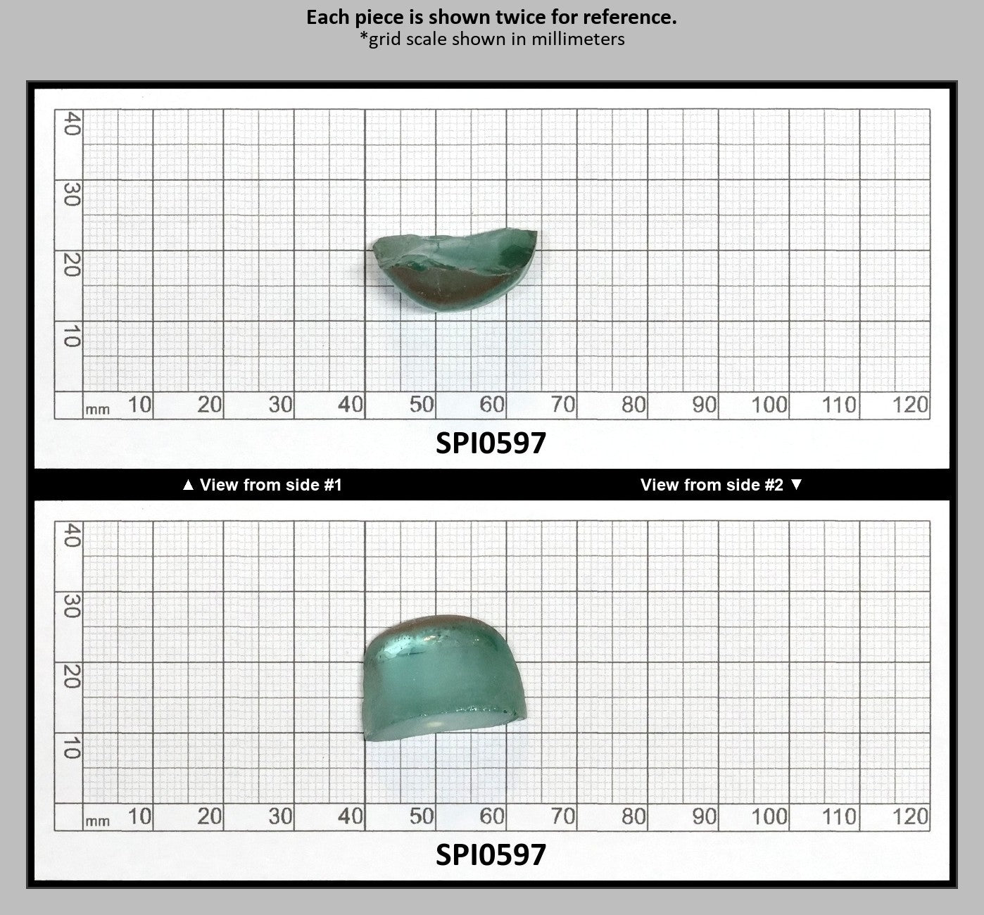 Light Paraiba Blue #135-Djeva Lab Created Spinel Faceting Rough for Gem Cutting - Various Sizes : SPI0597