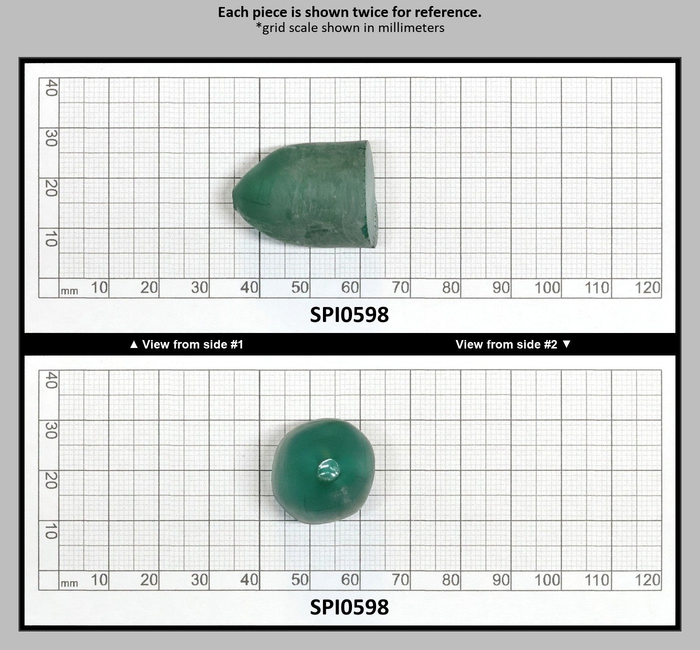 Light Paraiba Blue #135-Djeva Lab Created Spinel Faceting Rough for Gem Cutting - Various Sizes : SPI0598