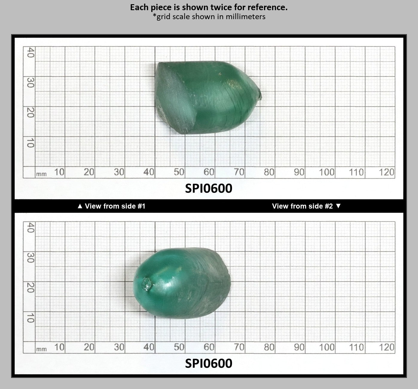Light Paraiba Blue #135-Djeva Lab Created Spinel Faceting Rough for Gem Cutting - Various Sizes : SPI0600