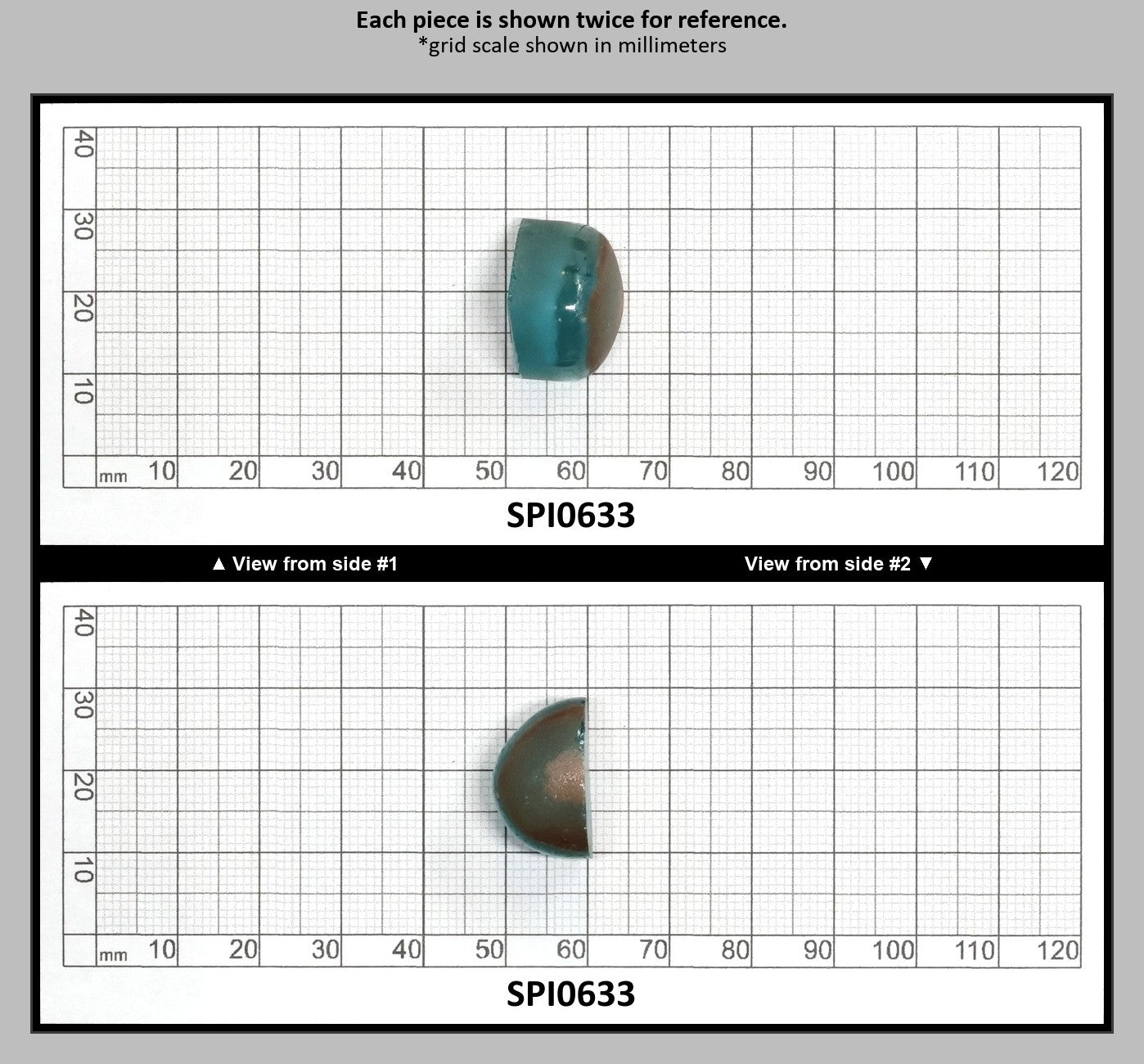 Bluish Green #136-Djeva Lab Created Spinel Faceting Rough for Gem Cutting - Various Sizes : SPI0633