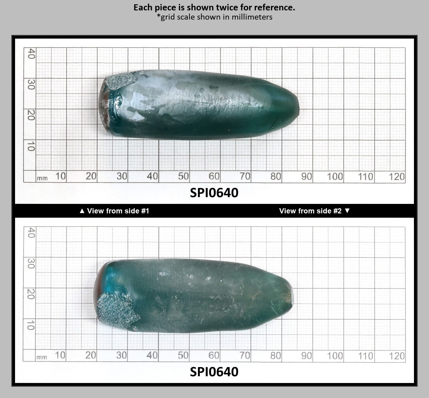 Bluish Green #136-Djeva Lab Created Spinel Faceting Rough for Gem Cutting - Various Sizes : SPI0640