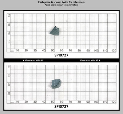 Zircon Green (Teal Color) #122-Djeva Lab Created Spinel Faceting Rough for Gem Cutting - Various Sizes : SPI0727