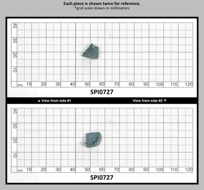 Zircon Green (Teal Color) #122-Djeva Lab Created Spinel Faceting Rough for Gem Cutting - Various Sizes : SPI0727