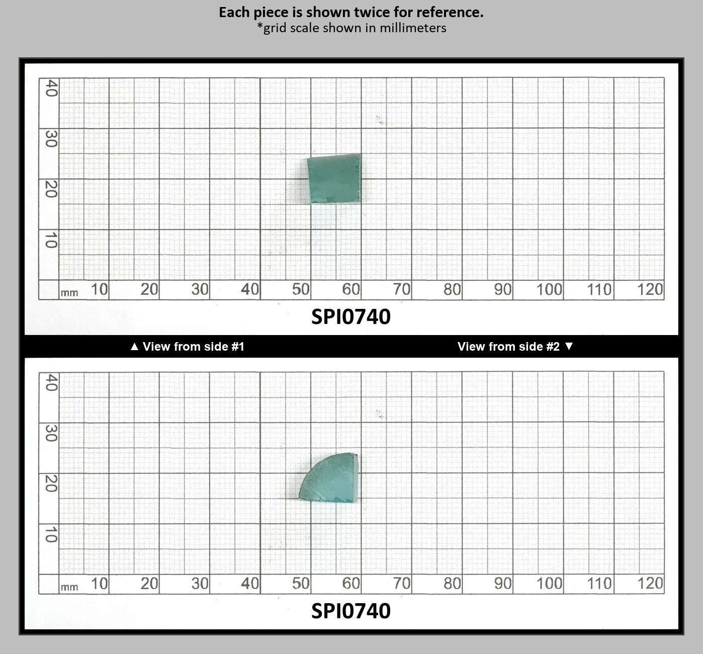 Brazil Emerald Green #137-Djeva Lab Created Spinel Faceting Rough for Gem Cutting - Various Sizes : SPI0740