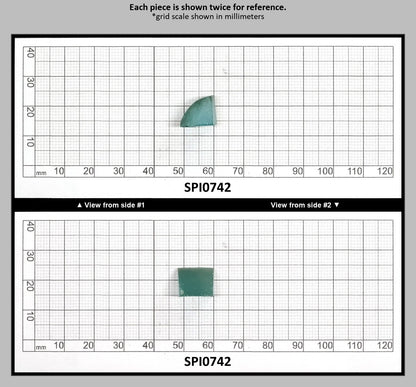 Brazil Emerald Green #137-Djeva Lab Created Spinel Faceting Rough for Gem Cutting - Various Sizes : SPI0742