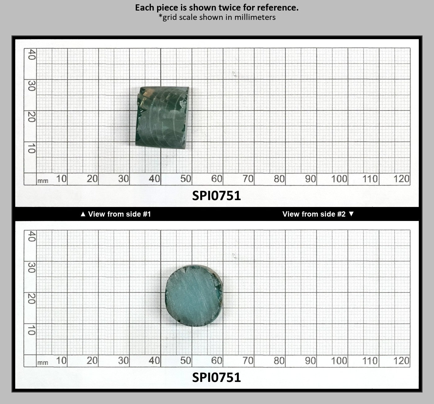 Brazil Emerald Green #137-Djeva Lab Created Spinel Faceting Rough for Gem Cutting - Various Sizes : SPI0751
