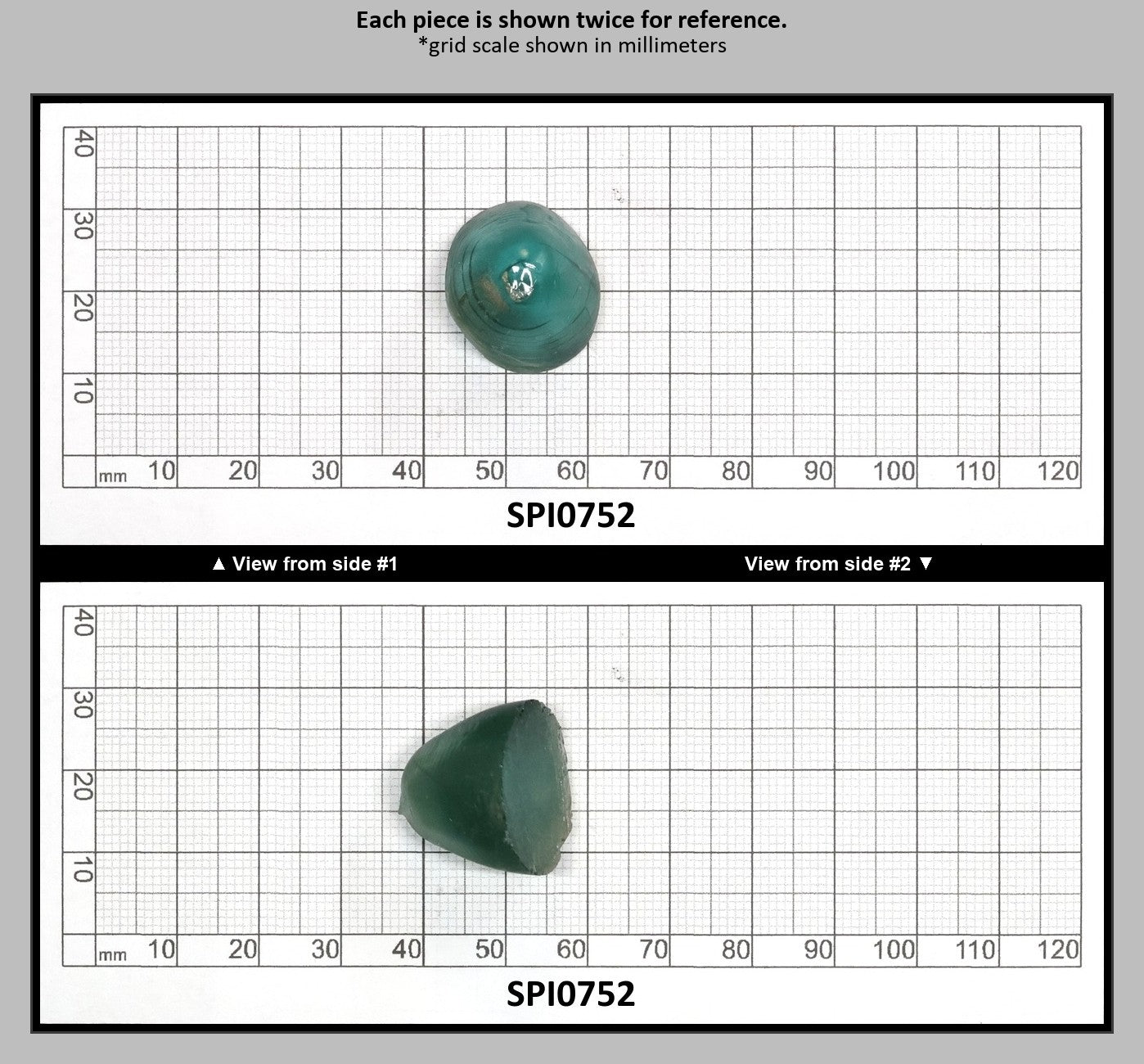 Brazil Emerald Green #137-Djeva Lab Created Spinel Faceting Rough for Gem Cutting - Various Sizes : SPI0752